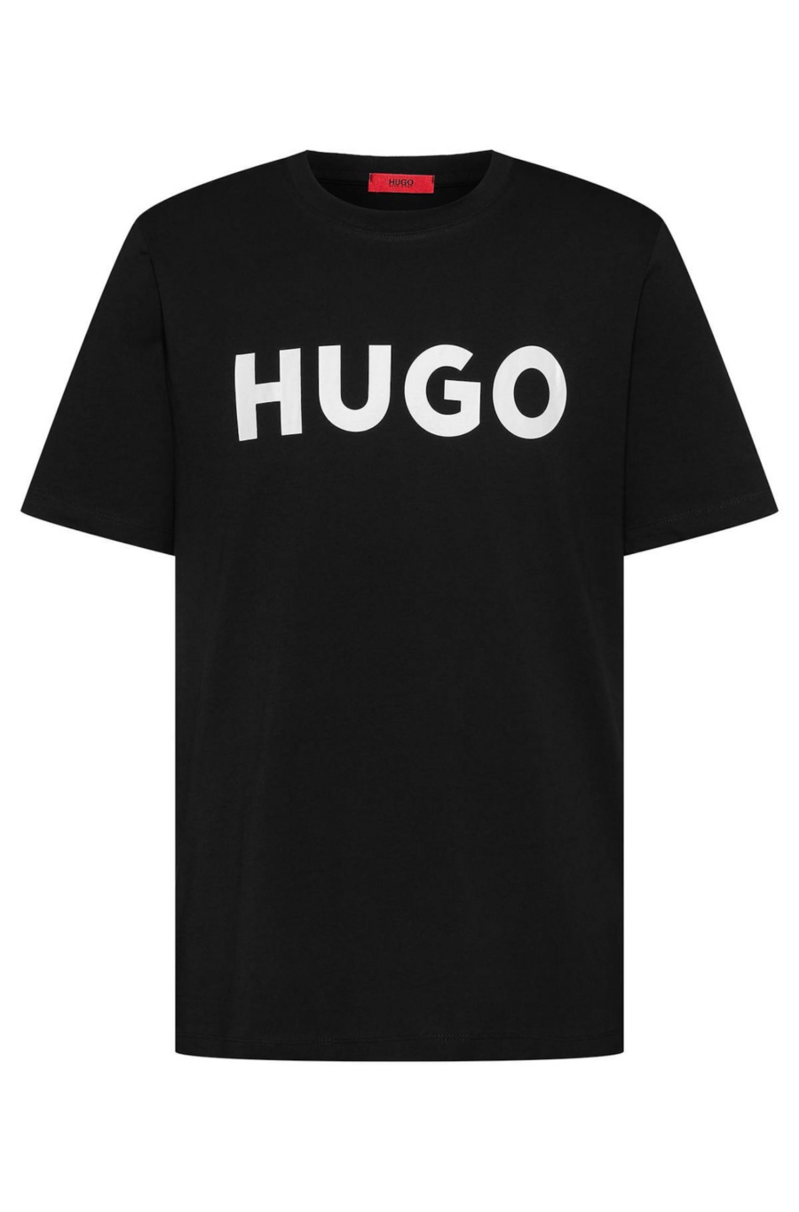 HUGO Póló 'Dulivio'  fekete / fehér-Hungary