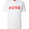 HUGO Póló 'Dulivio'  piros / fehér-Hungary