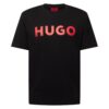 HUGO Póló 'Dulivio'  piros / fekete-hu