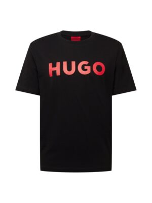 HUGO Póló 'Dulivio'  piros / fekete-hu