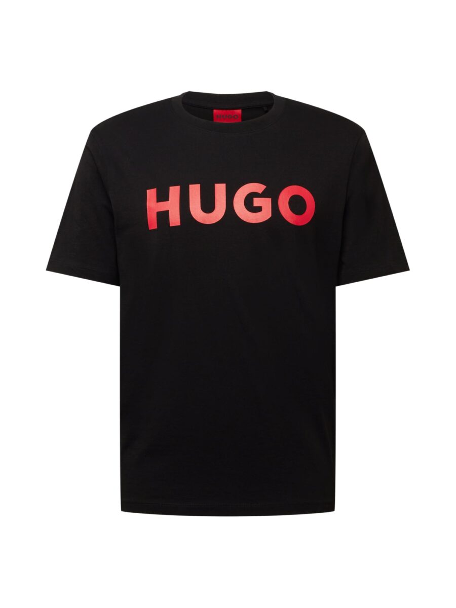 HUGO Póló 'Dulivio'  piros / fekete-hu