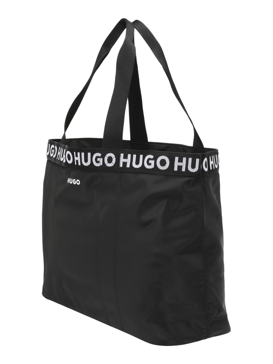 HUGO Shopper táska 'Becky'  fekete / fehér-Ár