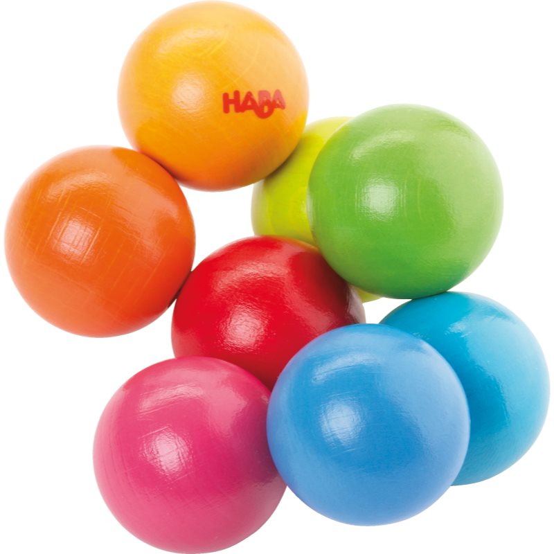 Haba Wooden Rattle Balls csörgő fából készült 6 m+ 1 db-Ár