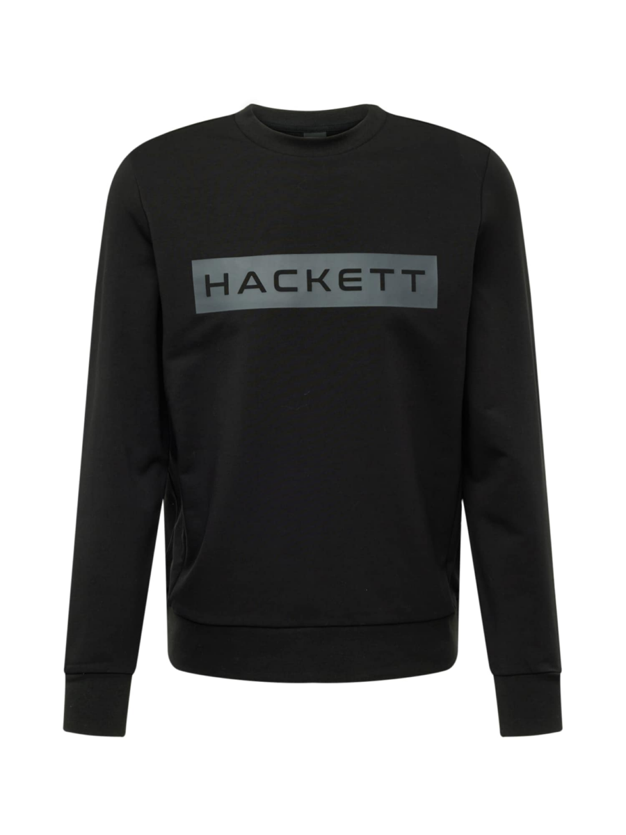 Hackett London Tréning póló 'ESSENTIAL'  sötétszürke / fekete-Ár