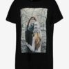 Haily ́s Black T-shirt with print Hailys Lia - Women