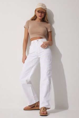 Happiness İstanbul Pants - Fehér - Cargo