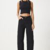 Happiness İstanbul Women's Black High Waist Baggy Jeans