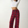 Happiness İstanbul Women's Burgundy Patterned Soft Textured Knitted Pajamas