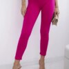 Happy Socks Cotton pants with cubic zirconia on the back pockets fuchsia