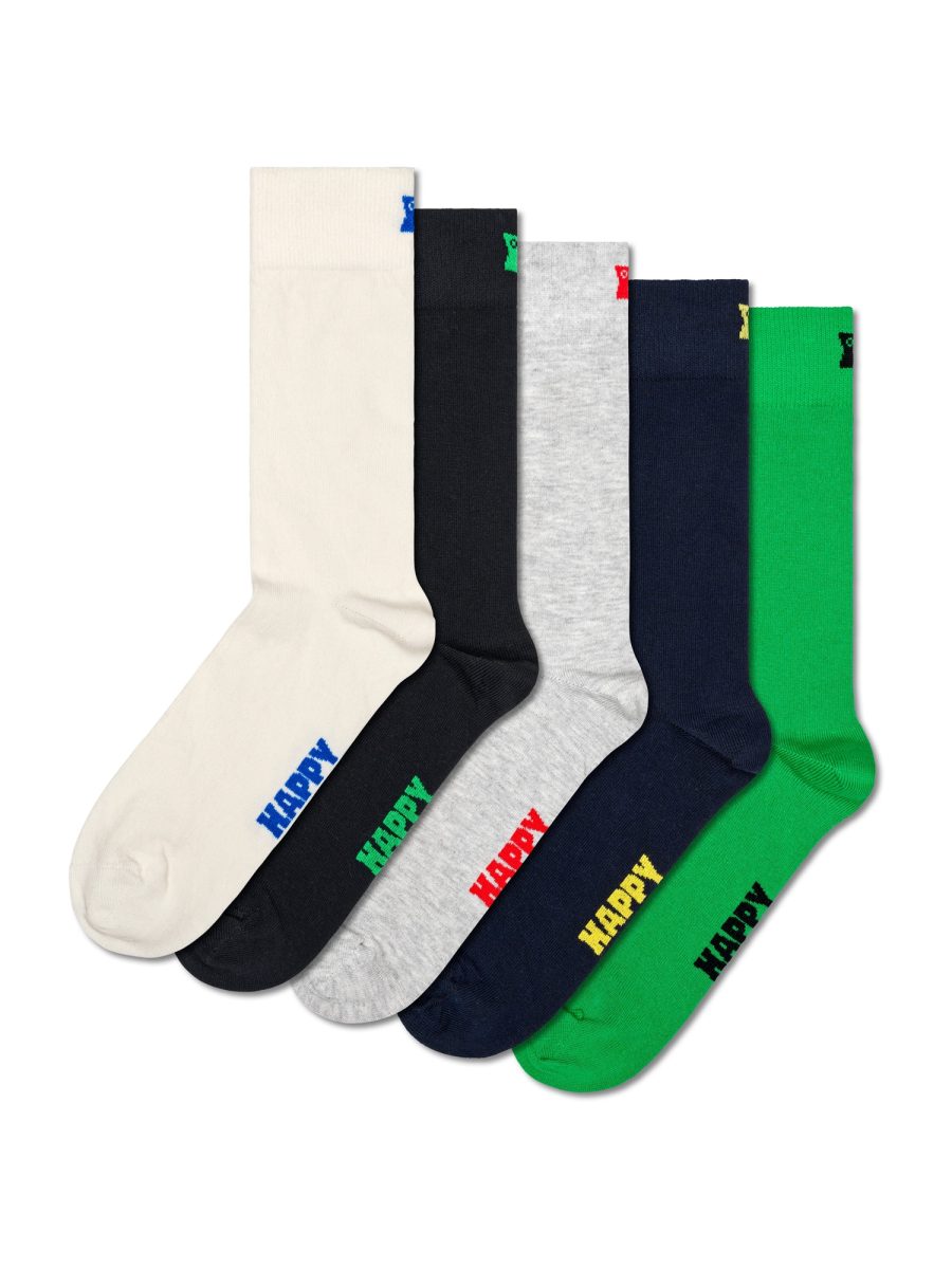 Happy Socks Zokni  sötétkék / világosszürke / fűzöld / fekete / fehér-Ár