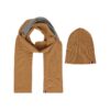 Hat & Scarf - Tommy Hilfiger GP MERINO SCARF & BEANIE brown