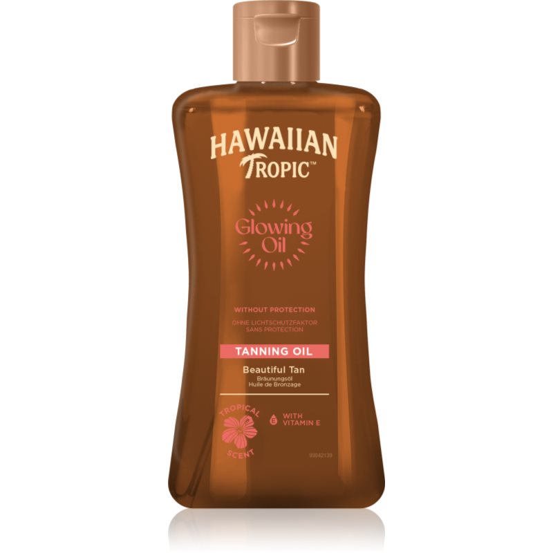 Hawaiian Tropic Glowing Oil Tanning testolaj a napbarnítottság meghosszabbítására 200 ml-Ár