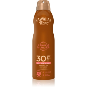 Hawaiian Tropic Glowing Protection Dry Oil Spray száraz napozó olaj spray formában SPF 30 180 ml-Ár