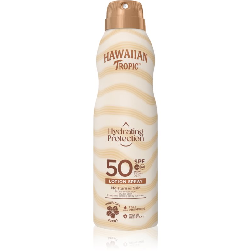 Hawaiian Tropic Hydrating Protection Lotion Spray napozó spray SPF 50 220 ml-Ár