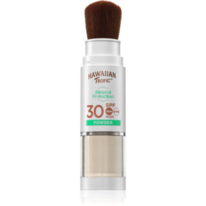 Hawaiian Tropic Mineral Protection Powder Brush vízálló és védő napozó púder SPF 30 4.25 g-ár