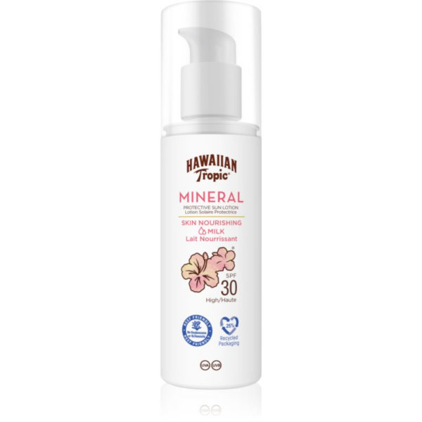 Hawaiian Tropic Mineral Sun Milk Napfény elleni védelem SPF 30 100 ml-Ár