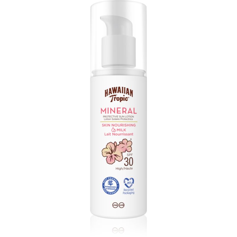 Hawaiian Tropic Mineral Sun Milk Napfény elleni védelem SPF 30 100 ml-Ár