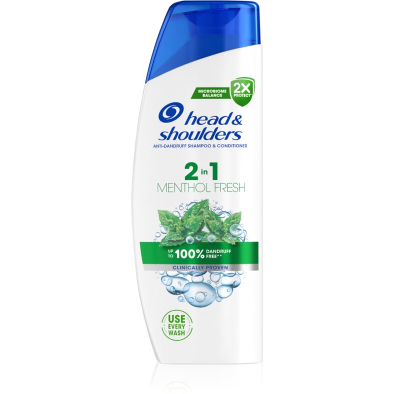 Head & Shoulders Menthol Fresh 2in1 sampon és kondicionáló 2 in1 korpásodás ellen 330 ml-Ár