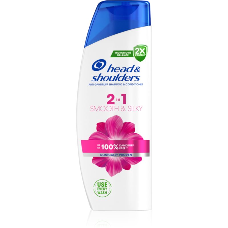 Head & Shoulders Smooth & Silky korpásodás elleni sampon 2 az 1-ben 330 ml-Ár