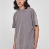Heavy Oversized Acid Wash Tee Asphalt