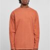 Heavy Oversized Garment Dye Dye Terracotta Long Sleeve