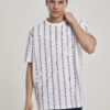 Heavy Oversized T-Shirt AOP Stripe White/Navy