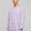 Heavy Terry Garment Dye Crew lilac