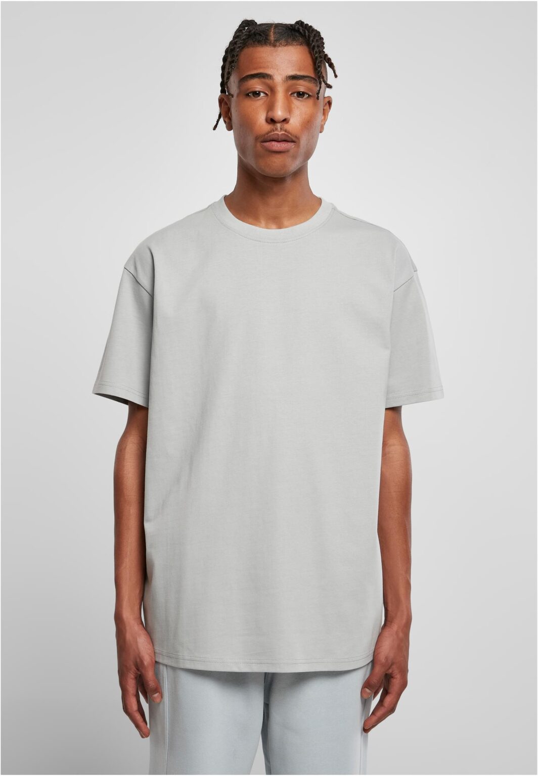 Heavy oversized summer blue t-shirt