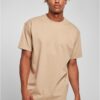 Heavy oversized union t-shirt beige color