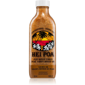 Hei Poa Pure Tahiti Monoï Oil Golden Mother of Pearl multifunkcionális olaj csillámporral 100 ml-Ár