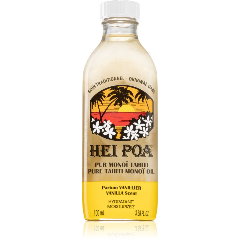 Hei Poa Pure Tahiti Monoï Oil Vanilla multifunkcionális olaj testre és hajra 100 ml-Ár