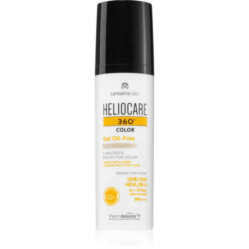 Heliocare 360° Color Gel Oil-Free színező védőgél SPF 50+ árnyalat Beige 50 ml-Eredeti