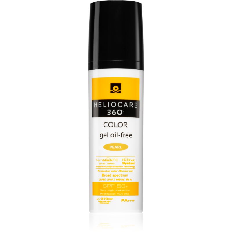 Heliocare 360° Color Gel Oil-Free színező védőgél SPF 50+ árnyalat Pearl 50 ml-Eredeti