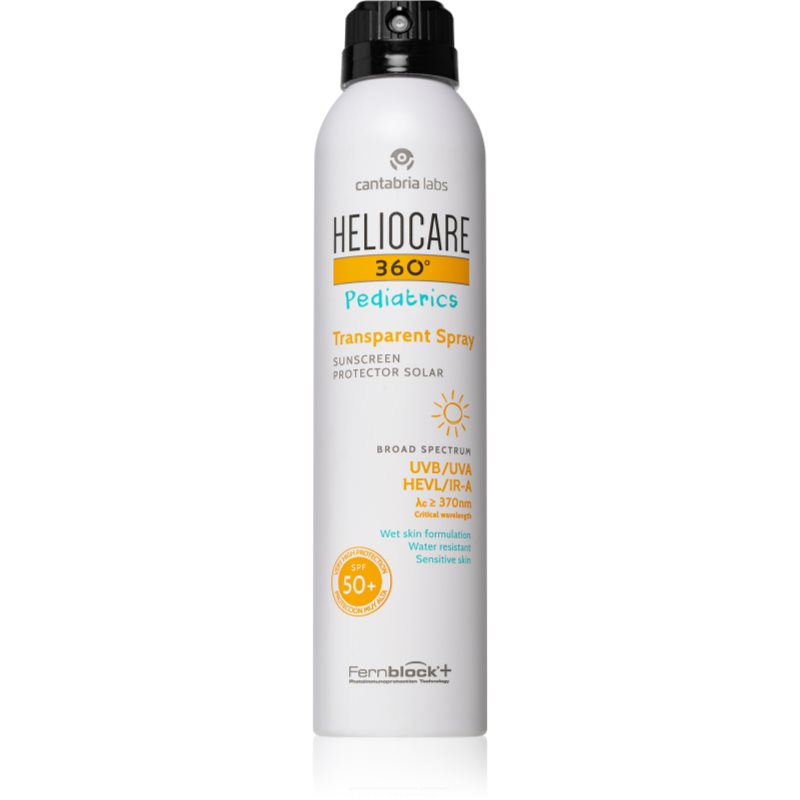 Heliocare 360° Pediatrics Transparent Spray védő spray gyermekeknek SPF 50+ 200 ml-Ár