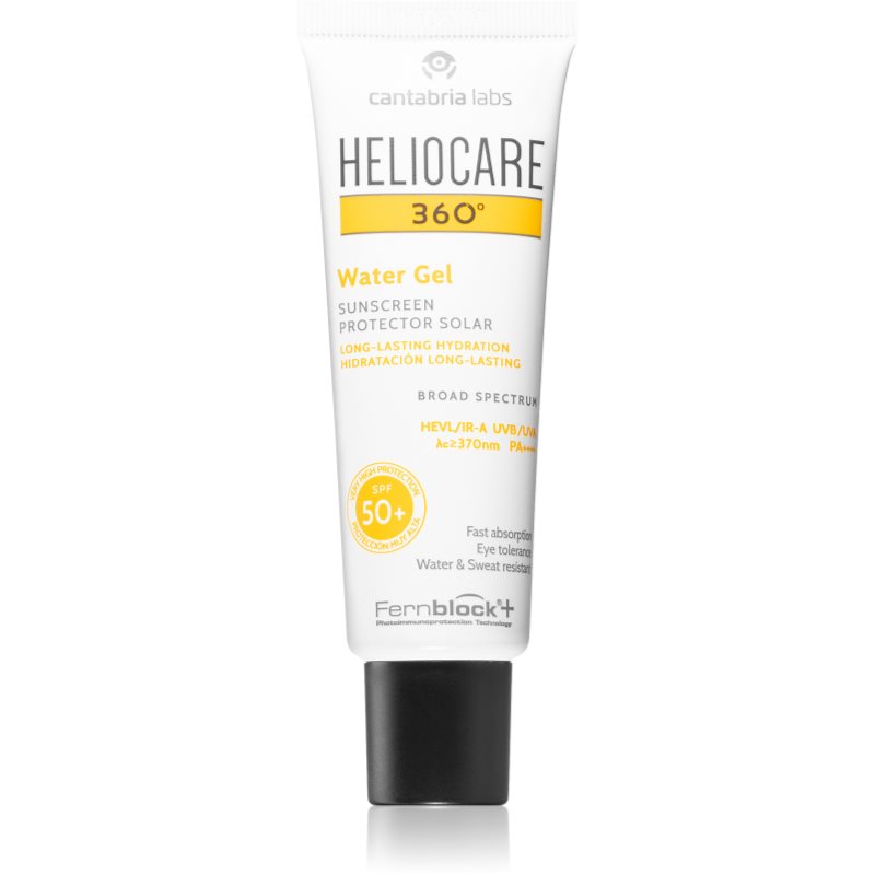 Heliocare 360° Water Gel Sunscreen hidratáló napozó gél SPF 50+ 50 ml-Eredeti