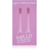 Hello Coco Electric Toothbrush Heads Pink csere fejek a fogkeféhez 2 db