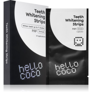 Hello Coco PAP+ Teeth Whitening Strips fogfehérítő szalag a fogakra 14 db-Ár