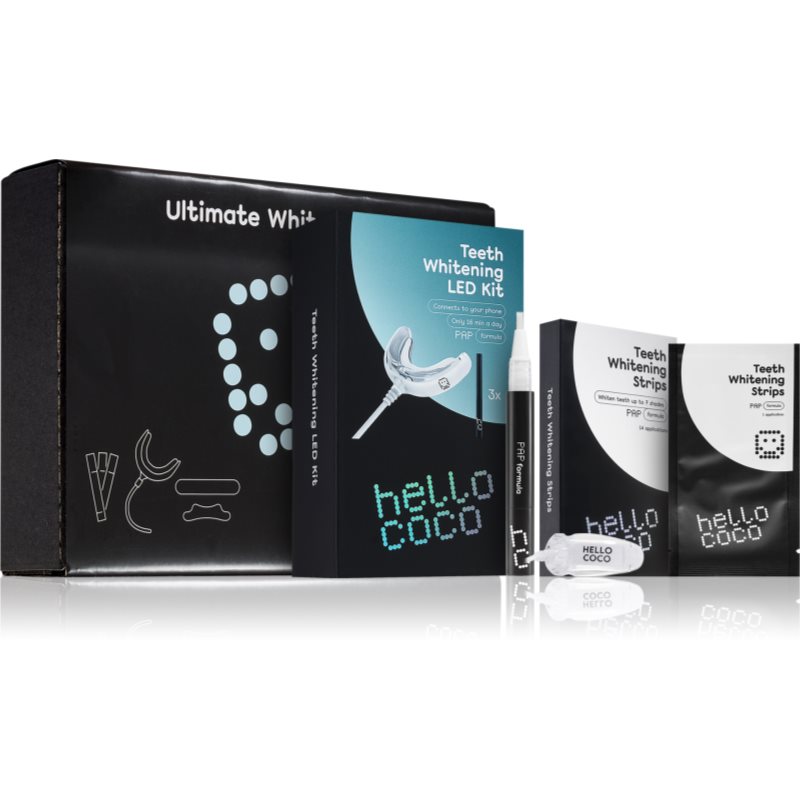 Hello Coco PAP Ultimate Whitening Set fogfehérítő szett a fogakra-Ár