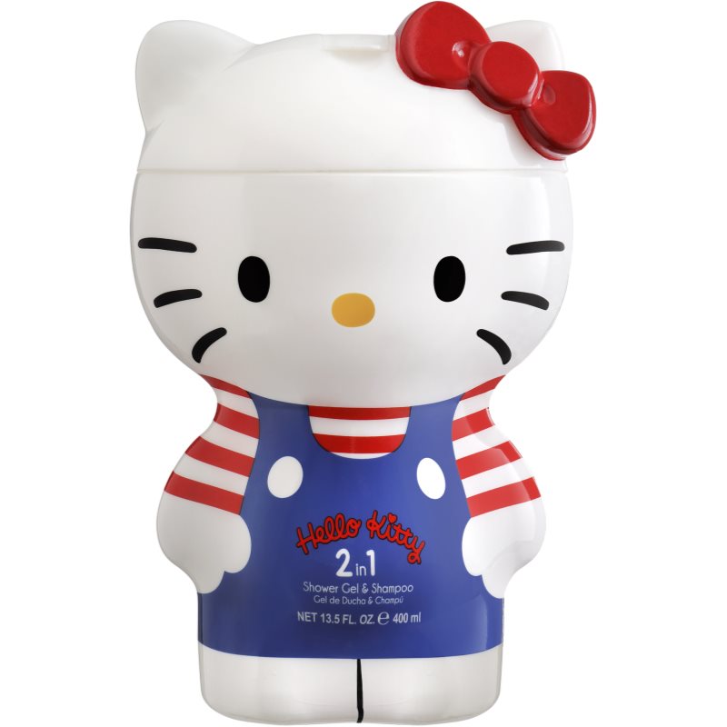 Hello Kitty Shampoo and Shower Gel 2 in 1 tusfürdő gél és sampon 2 in 1 gyermekeknek 2D 400 ml-Ár