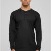 Henley L/S Basic T-Shirt Black