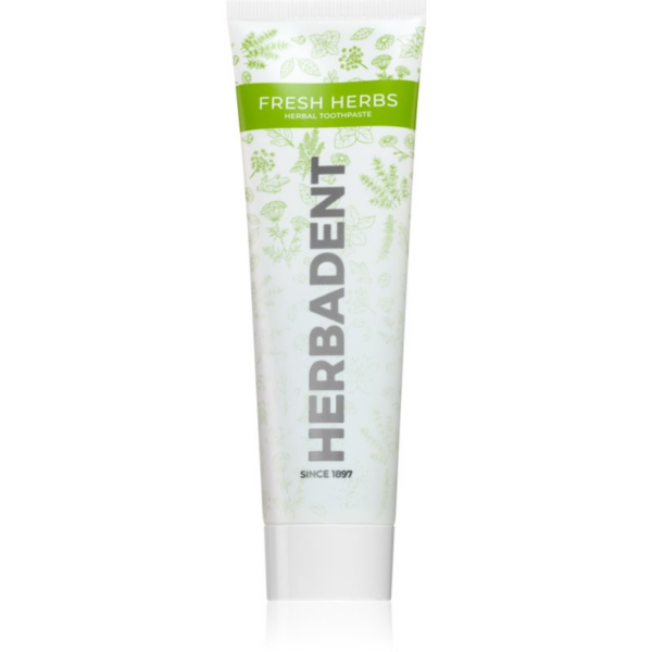 Herbadent Herbal Toothpaste Fresh Herbs fogkrém gyógynövényekkel Fresh Herbs 75 g-Ár