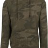 High Neck Camo Olive Camouflage Hood