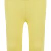 High-waisted shorts for girls - yellow