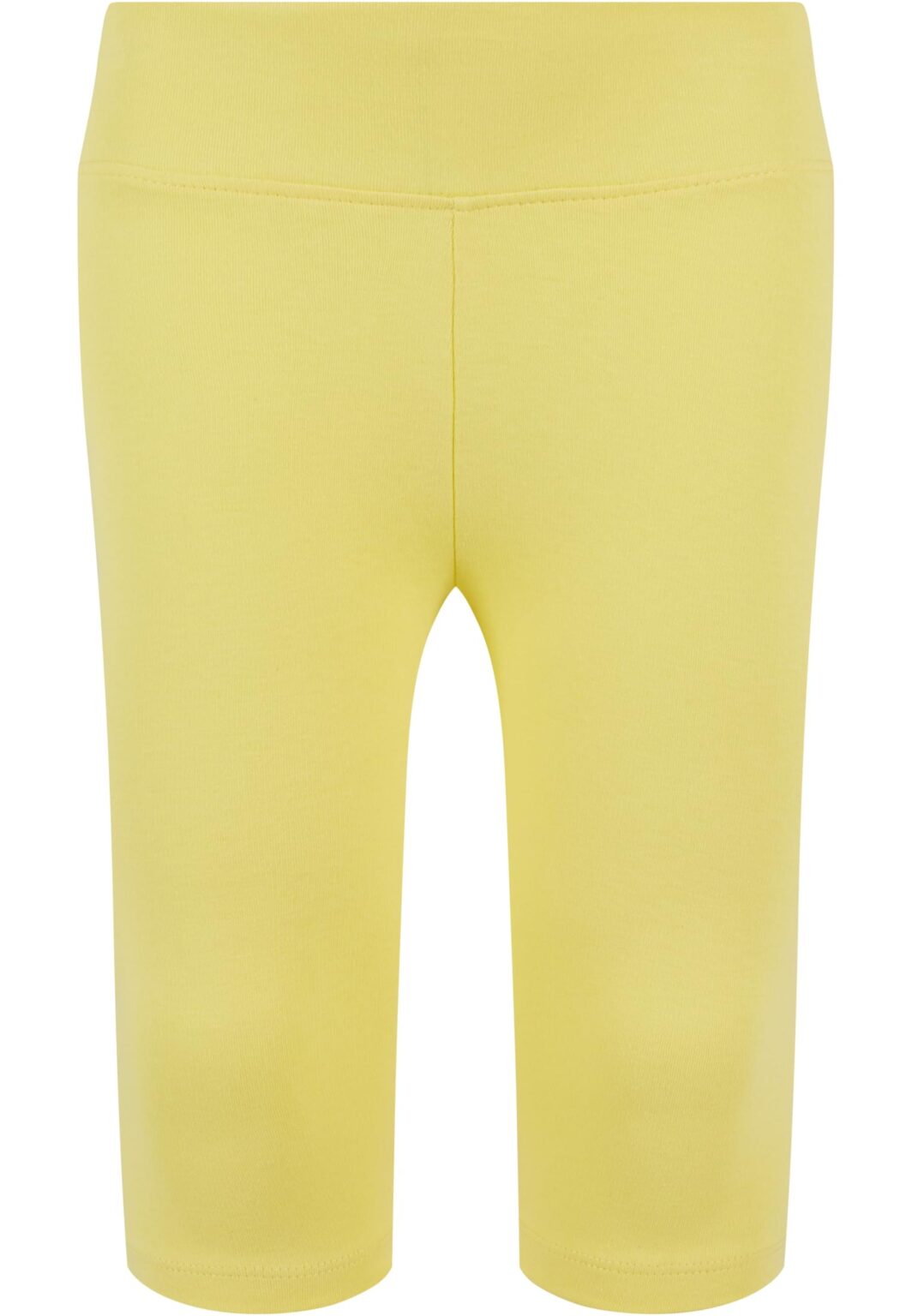High-waisted shorts for girls - yellow