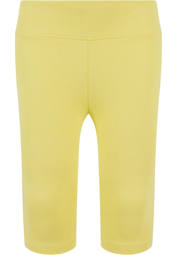 High-waisted shorts for girls - yellow
