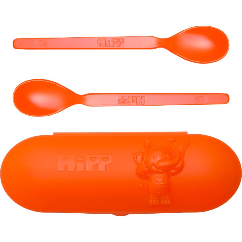 Hipp Spoons Set etetőkészlet utazásra Orange-Ár