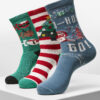 Ho Ho Ho Christmas Socks 3-Pack Multicolor