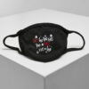 Ho Ho Ho Face Mask Black