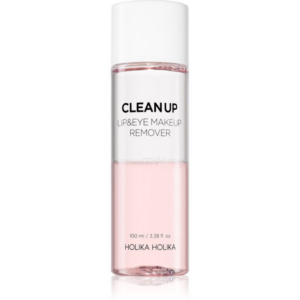 Holika Holika Clean Up kétrétegű smink lemosó az érzékeny arcbőrre és szemekre 100 ml-Eredeti