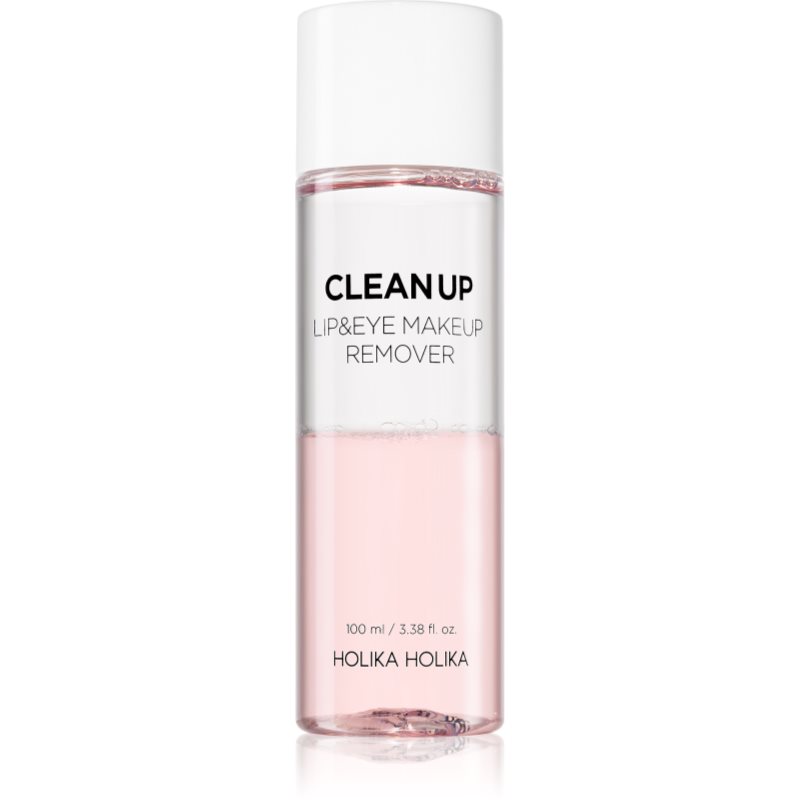 Holika Holika Clean Up kétrétegű smink lemosó az érzékeny arcbőrre és szemekre 100 ml-Eredeti